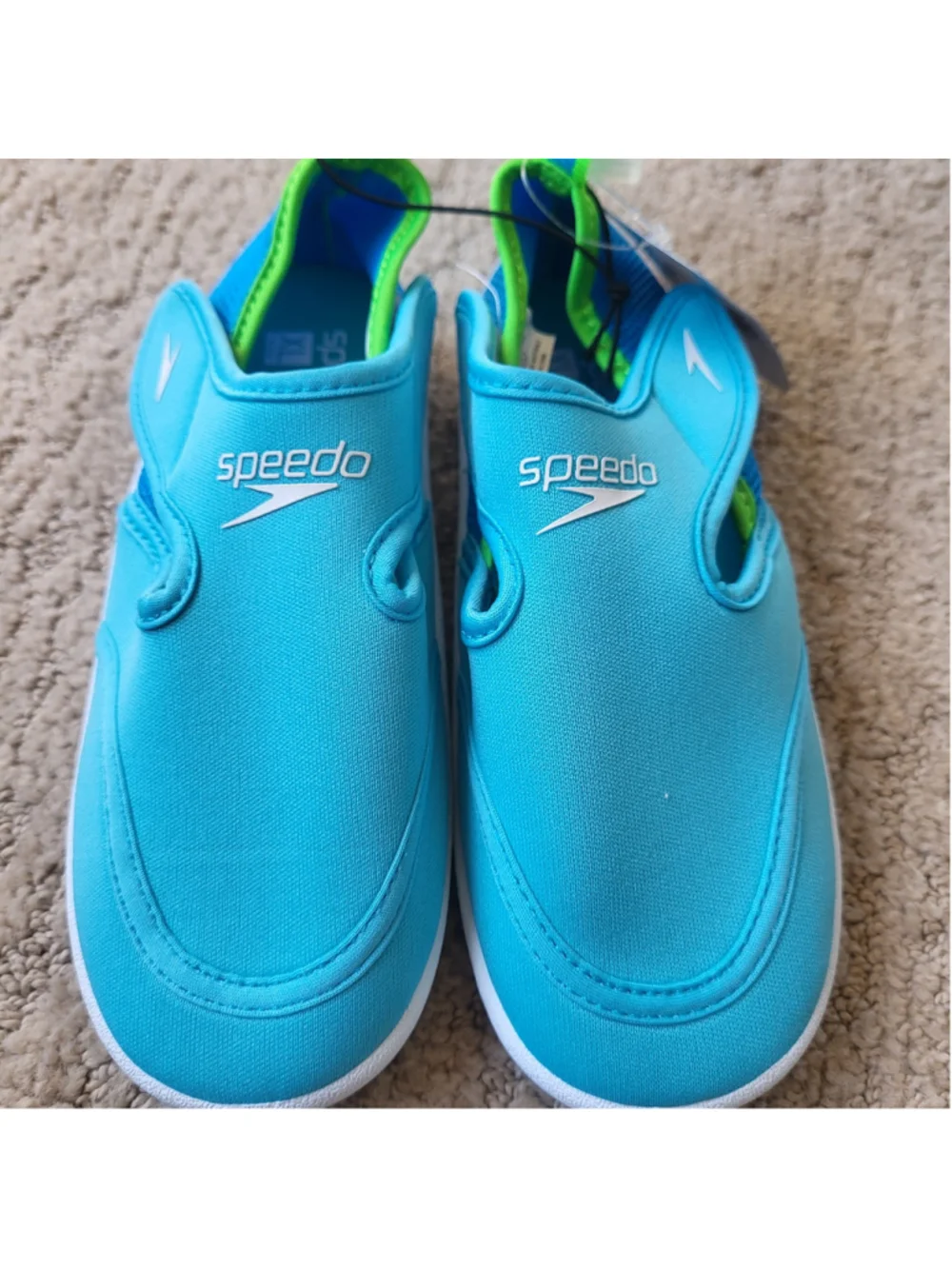 Boy’s Speedo Water Shoes – Green & Blue – Size XL (11-12) – NWT
